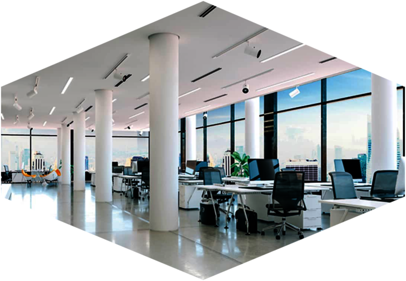 Büro von innen